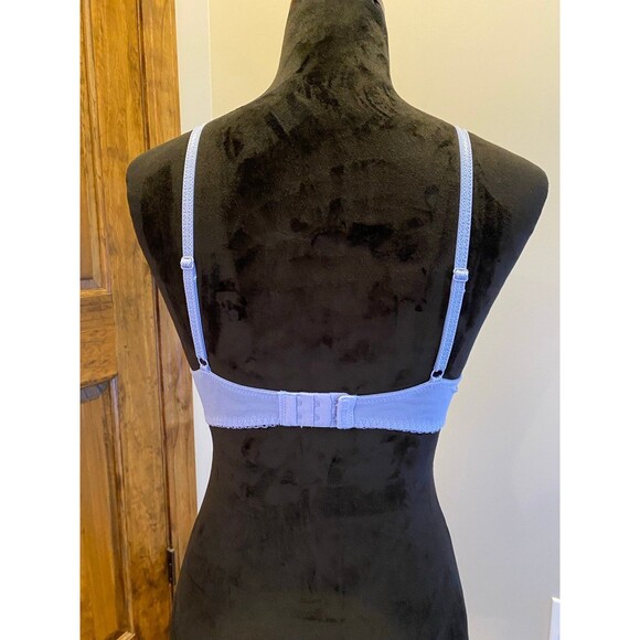 Adore Me Bra Periwinkle Blue Underwire Womens Lacy Sexy Lingerie - Picture 6 of 8